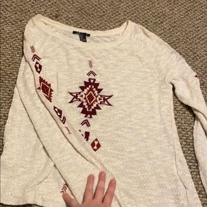 Forever21 tribal boho long sleeve